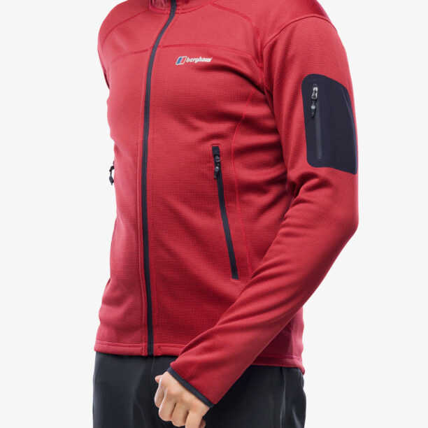 Cumpăra Jacheta fleece barbati Berghaus Pravitale MTN 2.0 Hooded Jacket - urb red dahlia/hauterd/nghtsky