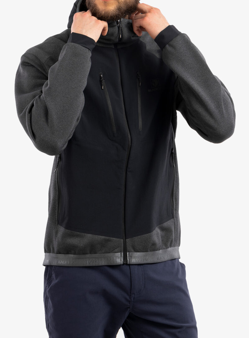 Cumpăra Jacheta fleece barbati BlackYak Mishima Hoody - iron gate