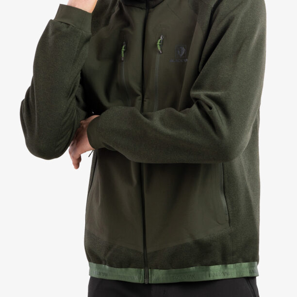 Cumpăra Jacheta fleece barbati BlackYak Mishima Hoody - rifle green