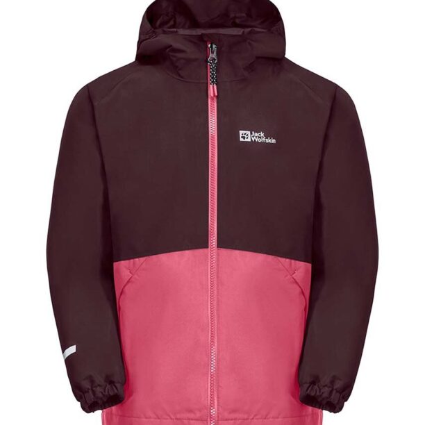 Jack Wolfskin geaca copii culoarea roz