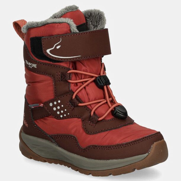 Jack Wolfskin incaltaminte de iarna culoarea bordo