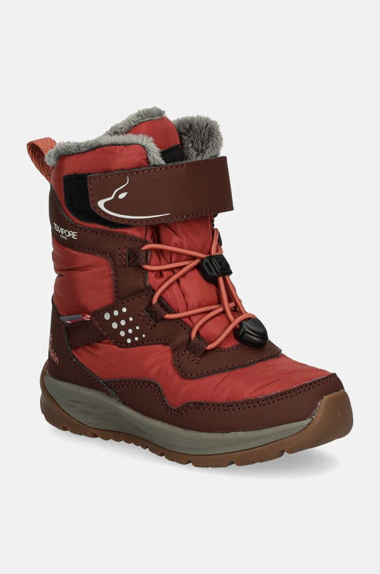 Jack Wolfskin incaltaminte de iarna culoarea bordo