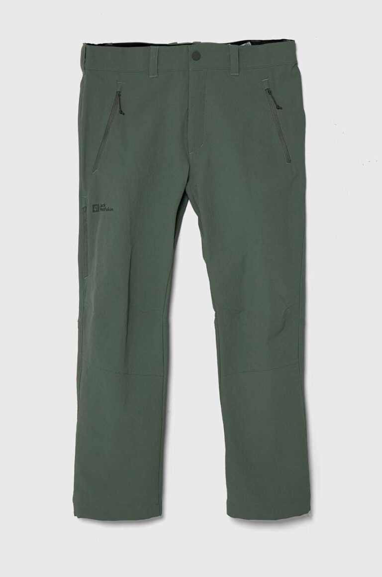 Jack Wolfskin pantaloni de exterior Activate Xt culoarea verde