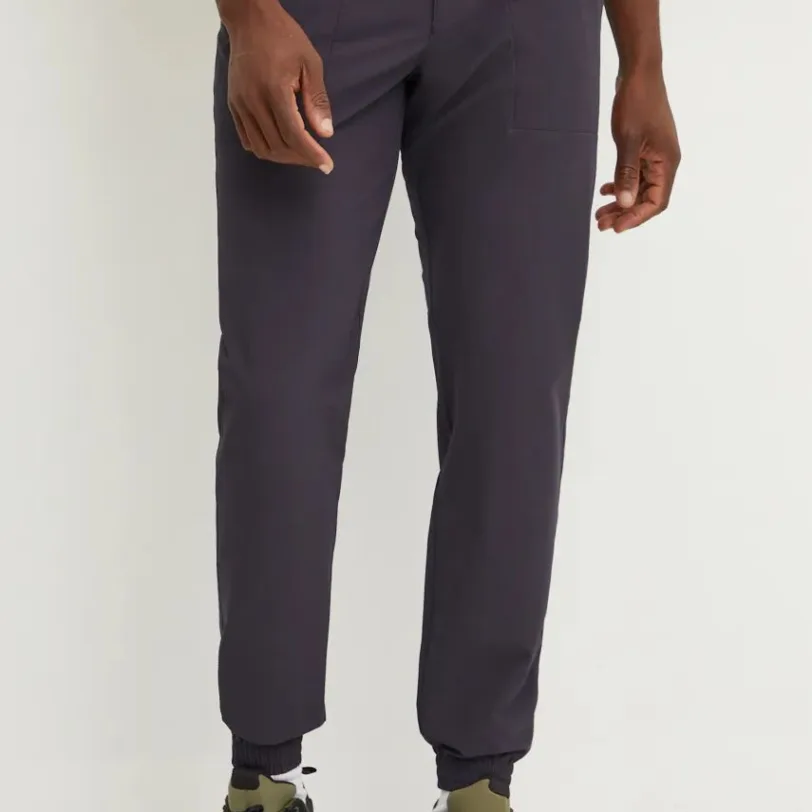 Jack Wolfskin pantaloni de exterior Newport culoarea albastru marin