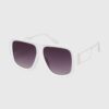 Jeepers Peepers ochelari de soare culoarea alb