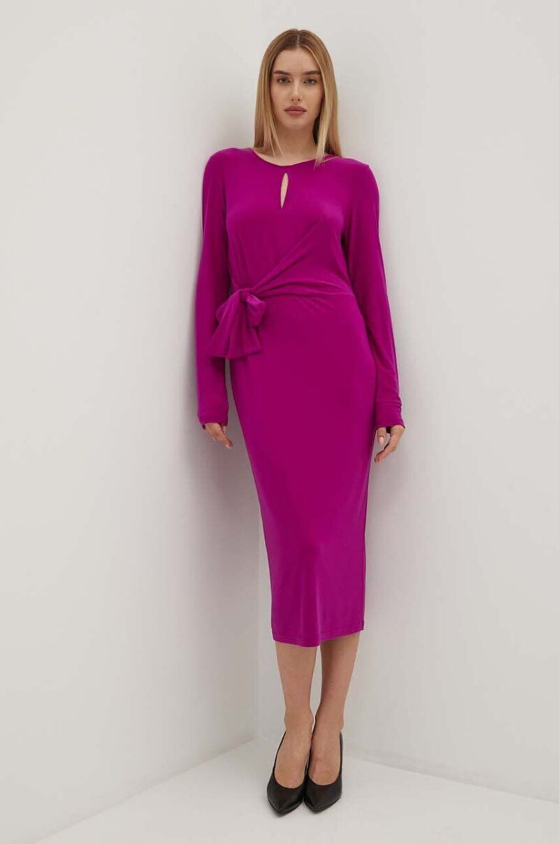 Joseph Ribkoff rochie culoarea violet