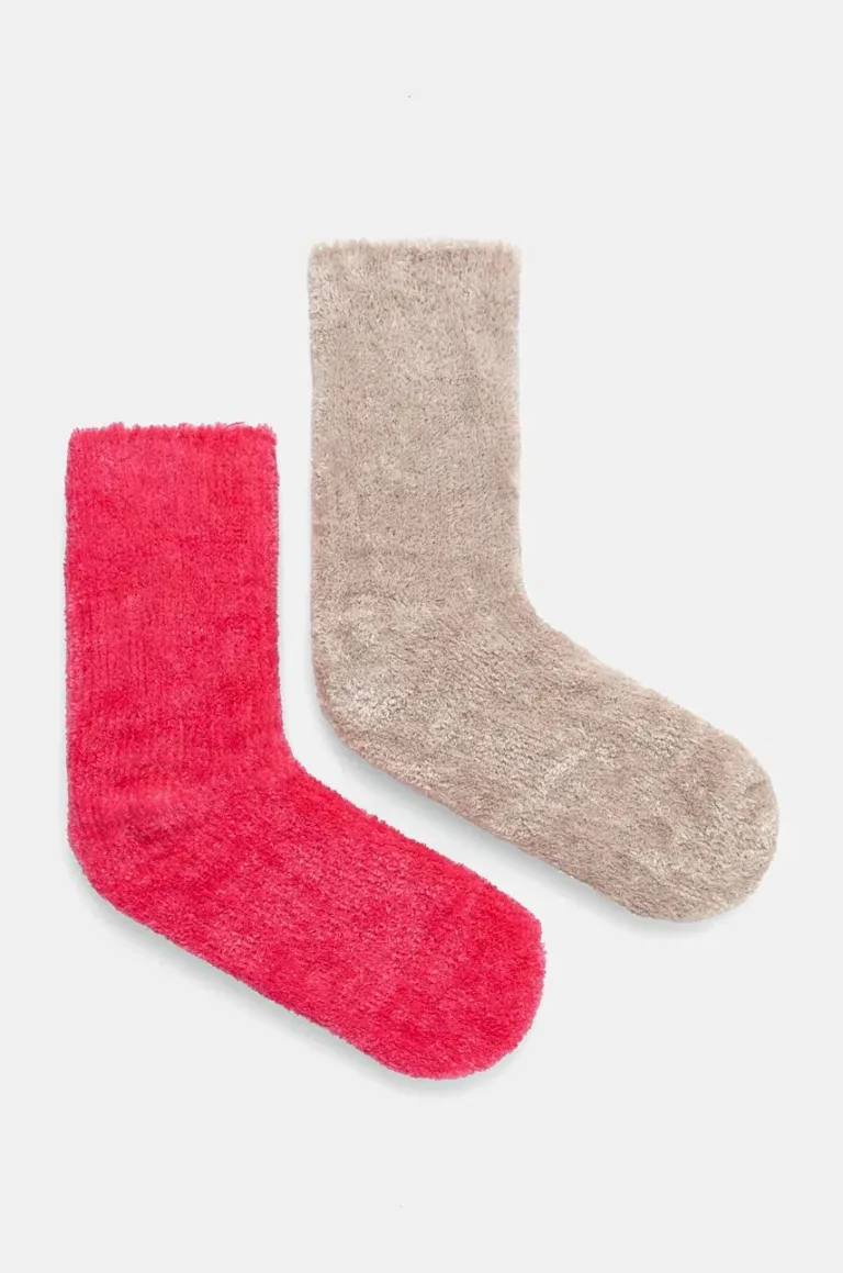 Juicy Couture sosete FELICIA COSY SOCK 2 PACK femei