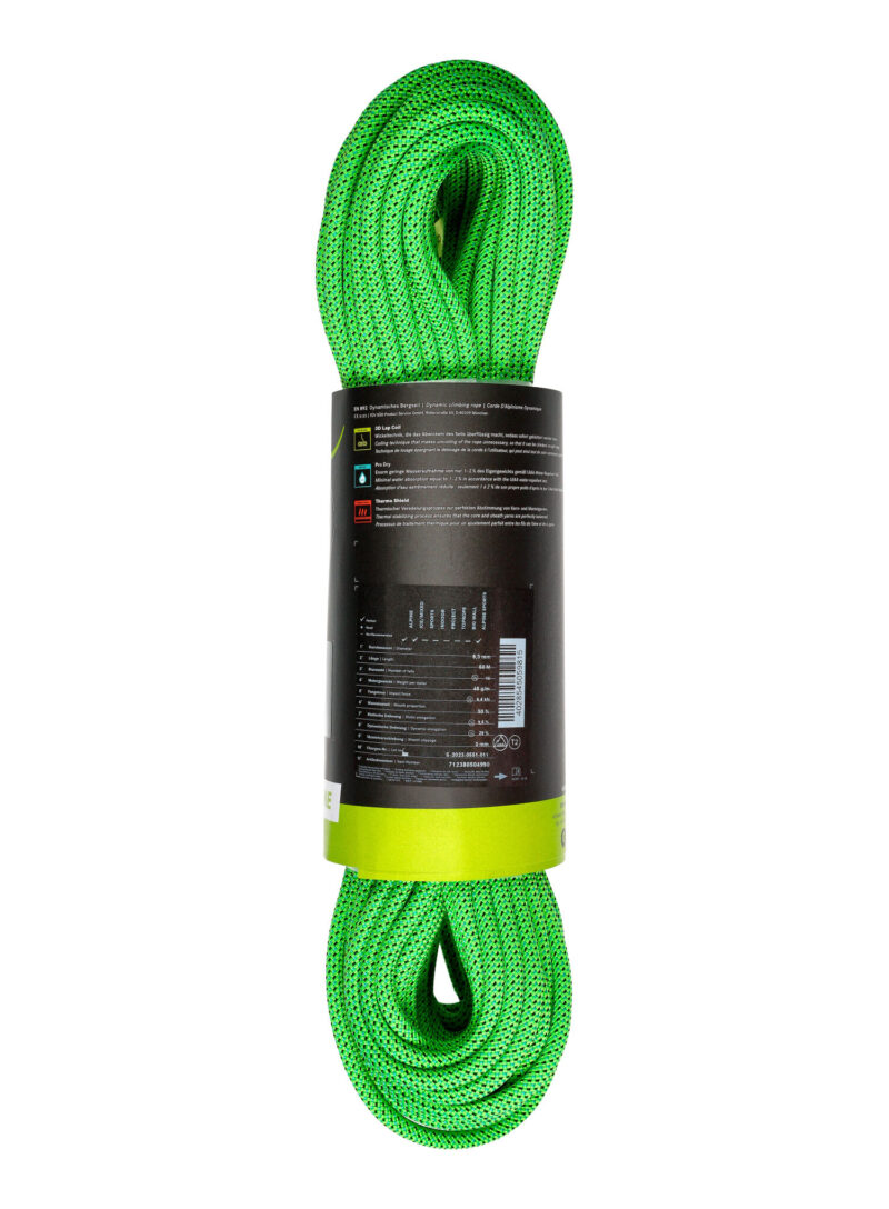 Jumătate de frânghie Edelrid Kestrel Pro Dry 8.5mm 50 m - neon green preţ