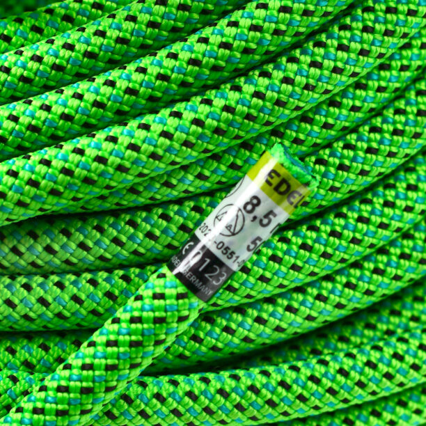 Cumpăra Jumătate de frânghie Edelrid Kestrel Pro Dry 8.5mm 50 m - neon green