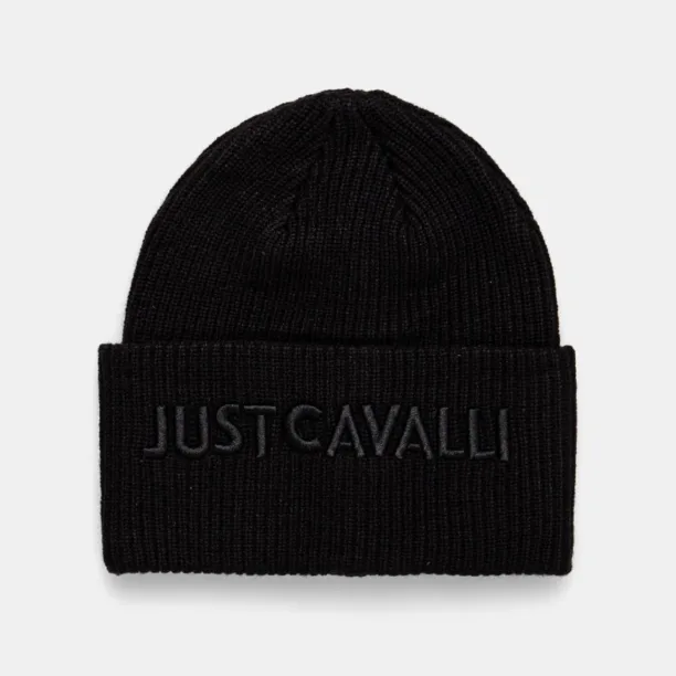 Just Cavalli caciula culoarea negru