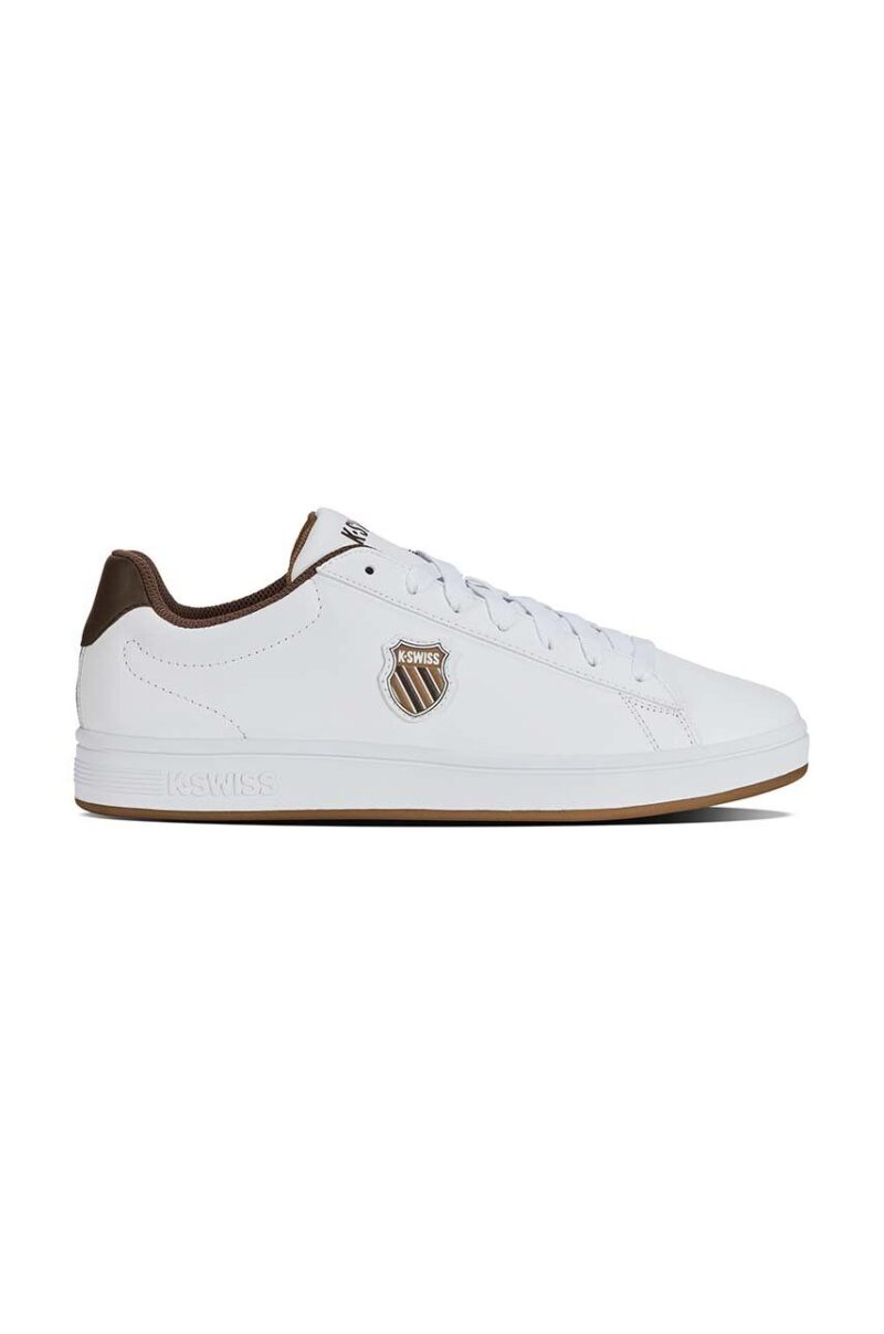 K-Swiss sneakers COURT SHIELD culoarea alb