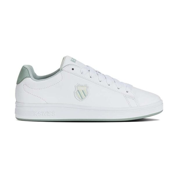 K-Swiss sneakers COURT SHIELD culoarea alb