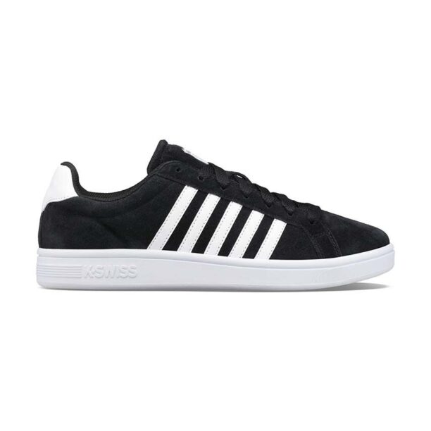 K-Swiss sneakers din piele COURT TIEBREAK SDE culoarea negru