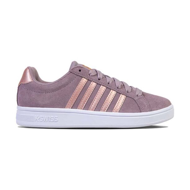 K-Swiss sneakers din piele COURT TIEBREAK SDE culoarea roz