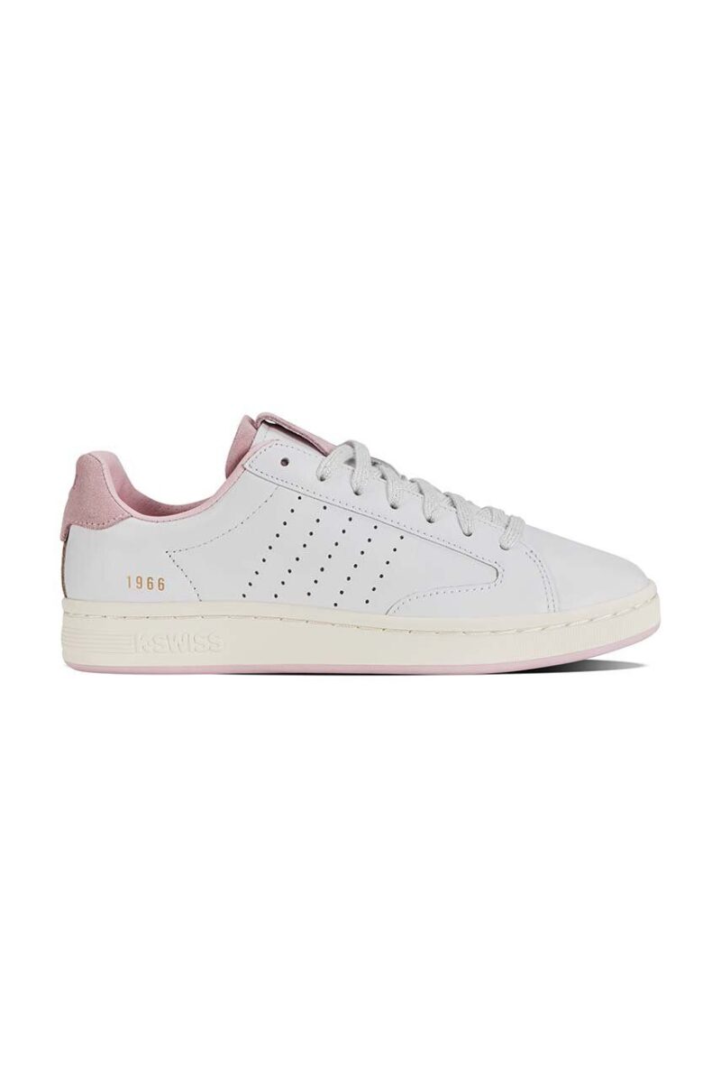 K-Swiss sneakers din piele LOZAN KLUB LTH culoarea alb