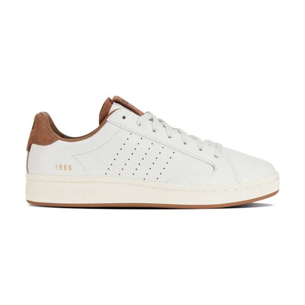 K-Swiss sneakers din piele LOZAN KLUB LTH culoarea alb