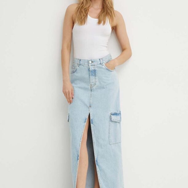 K+LUSHA fusta jeans maxi