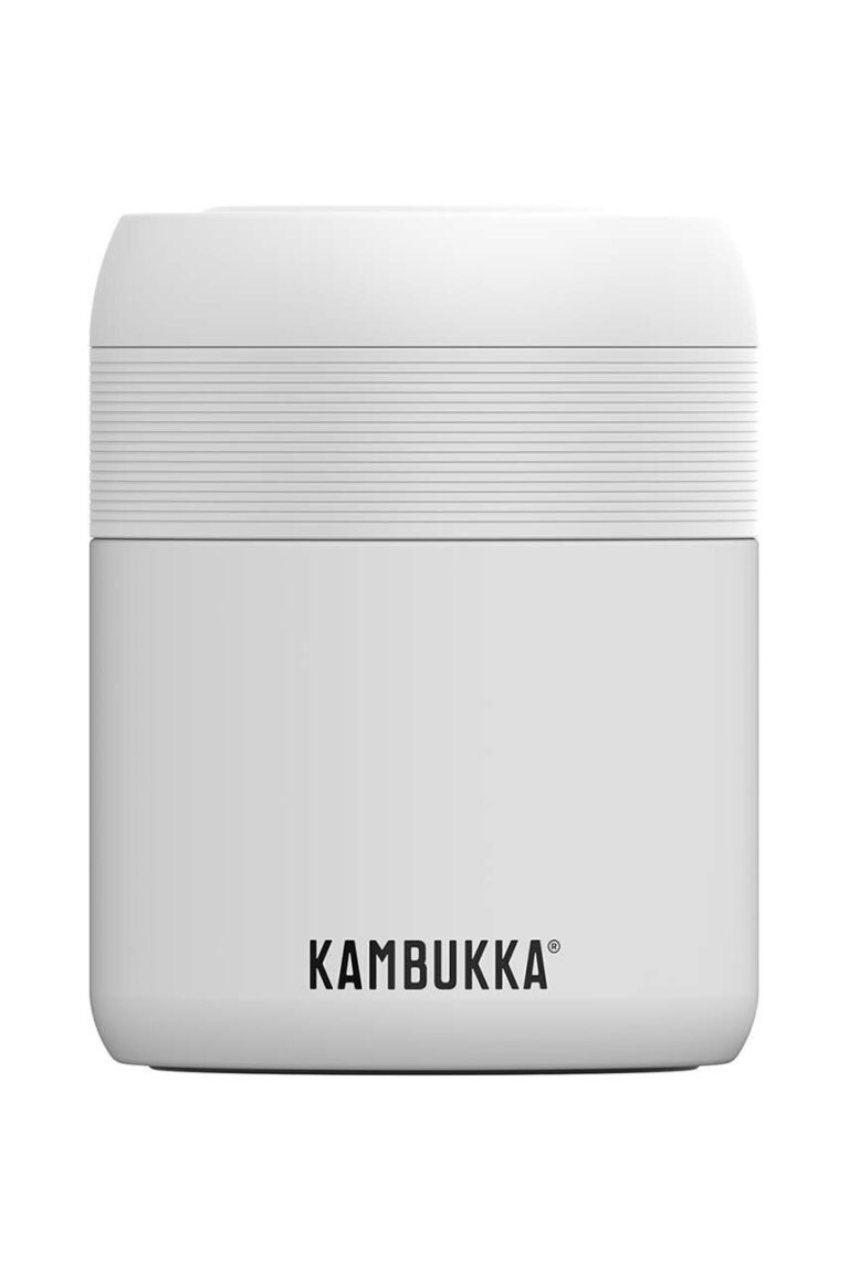 Kambukka termos pentru pranz Bora 600ml Chalk White culoarea alb