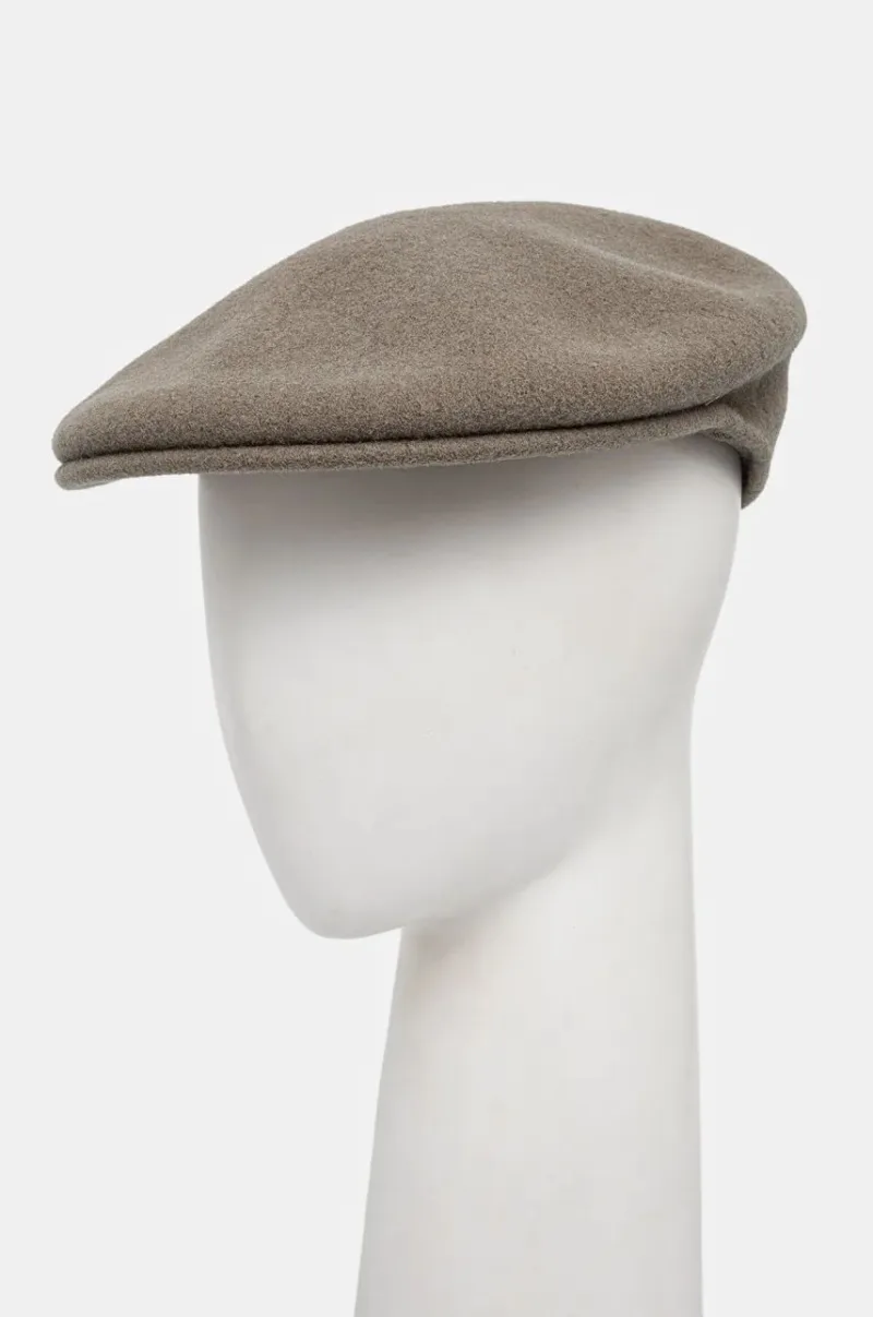 Kangol bereta de lana 504 culoarea gri