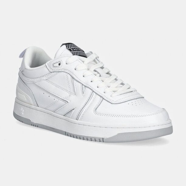 Kaotiko sneakers din piele BASKET MAN culoarea alb