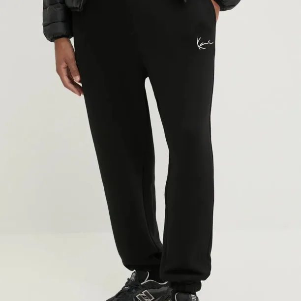 Karl Kani pantaloni de trening culoarea negru