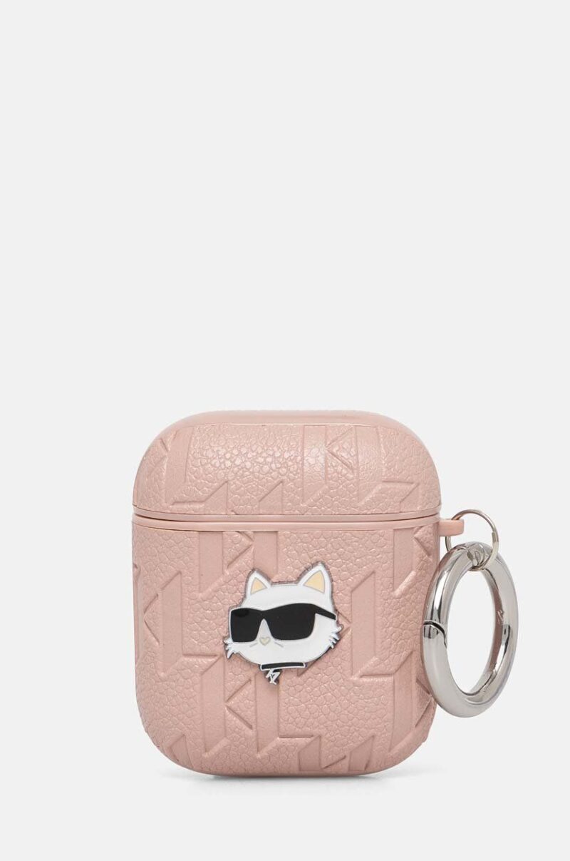 Karl Lagerfeld AirPods 1/2 culoarea roz