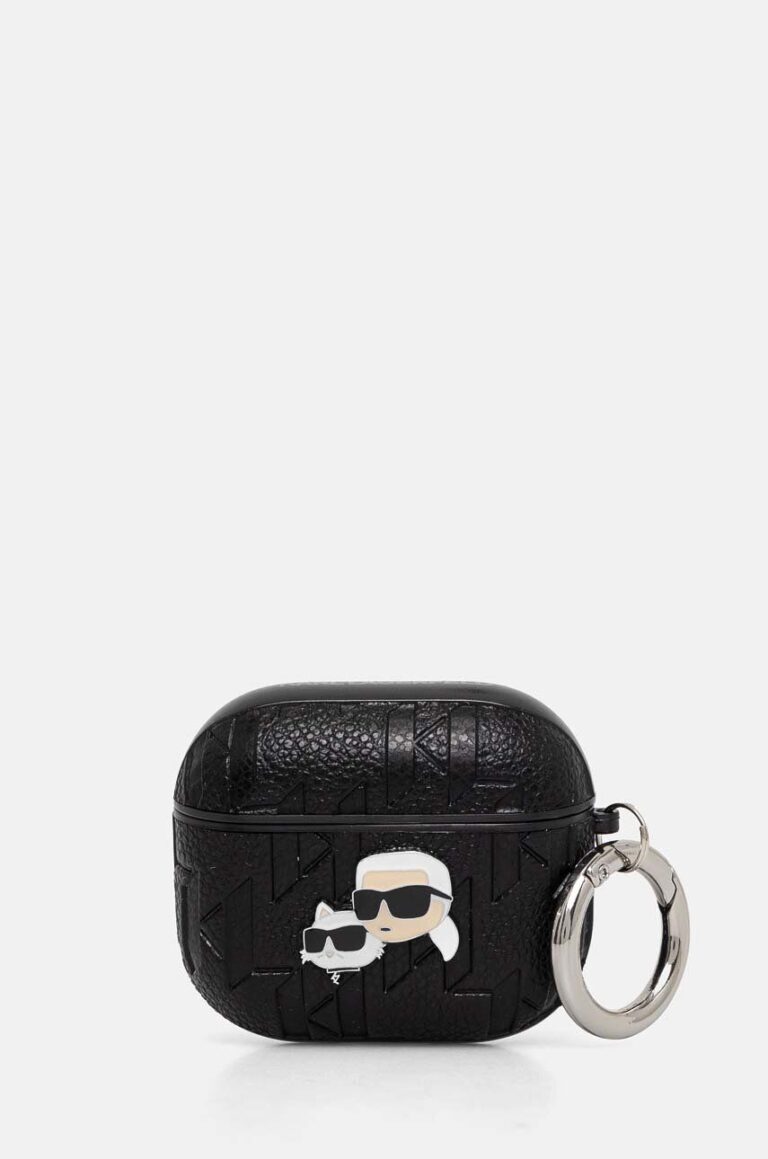 Karl Lagerfeld AirPods 3 culoarea negru