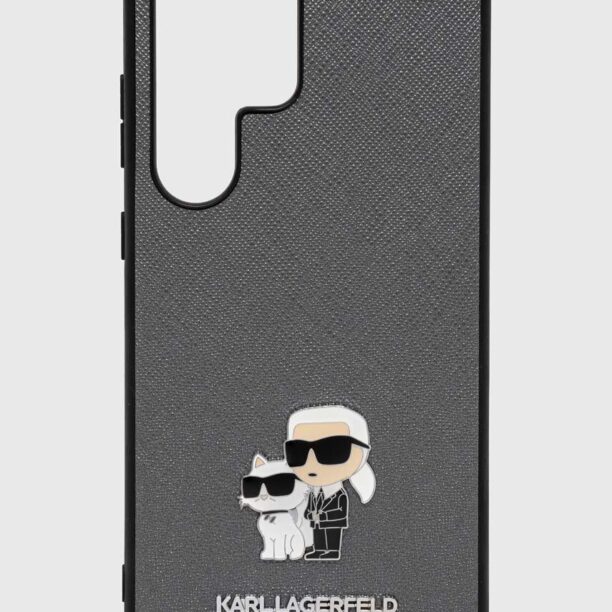 Karl Lagerfeld Husă pentru telefon Galaxy S24 Ultra culoarea gri