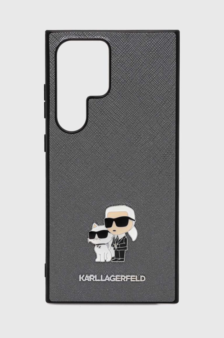 Karl Lagerfeld Husă pentru telefon Galaxy S24 Ultra culoarea gri