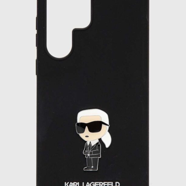 Karl Lagerfeld Husă pentru telefon Galaxy S24 Ultra culoarea negru