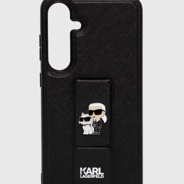 Karl Lagerfeld Husă pentru telefon Galaxy S24+ culoarea negru