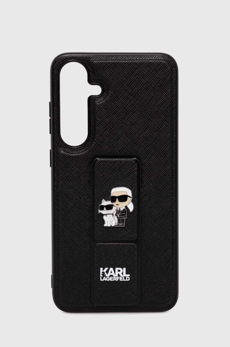 Karl Lagerfeld Husă pentru telefon Galaxy S24+ culoarea negru