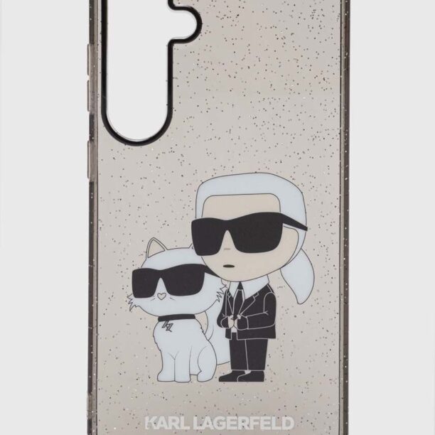 Karl Lagerfeld Husă pentru telefon Galaxy S24+ culoarea negru