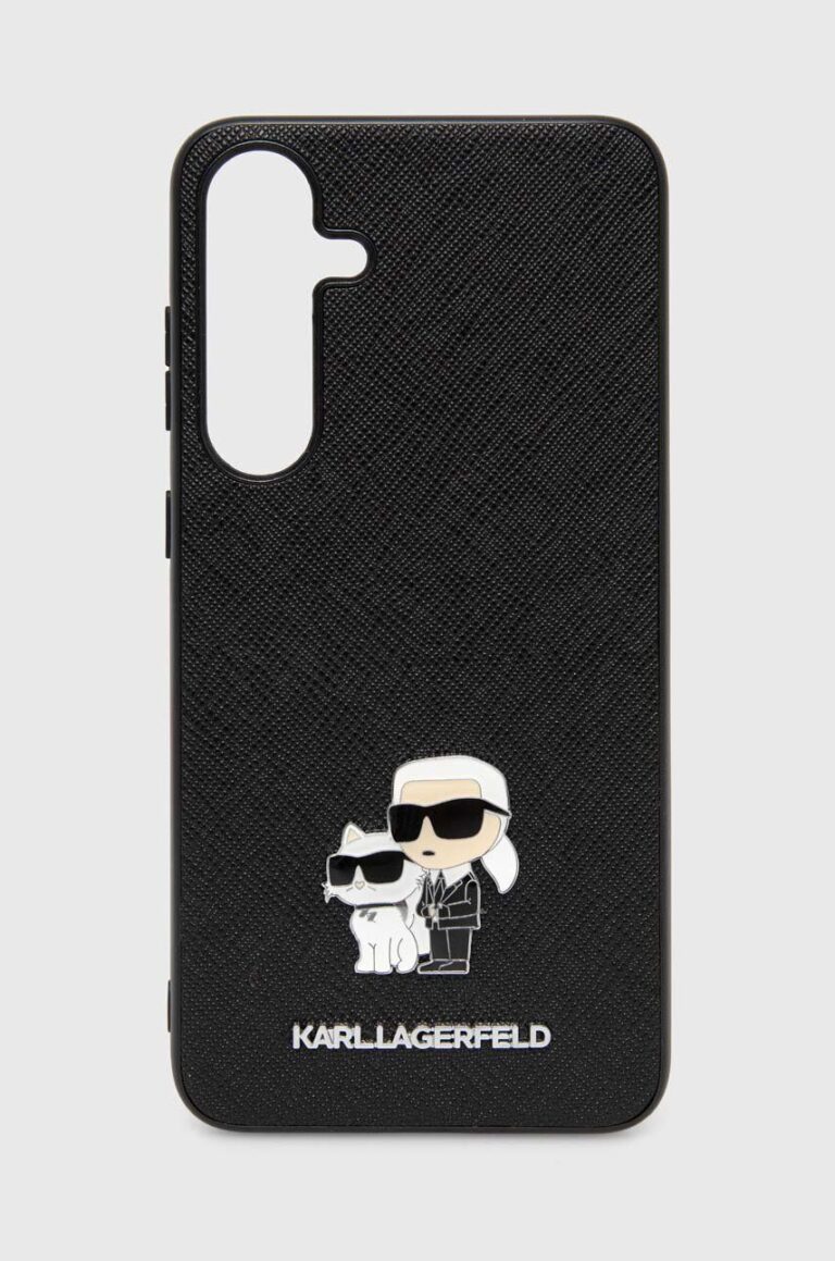 Karl Lagerfeld Husă pentru telefon Galaxy S24+ culoarea negru