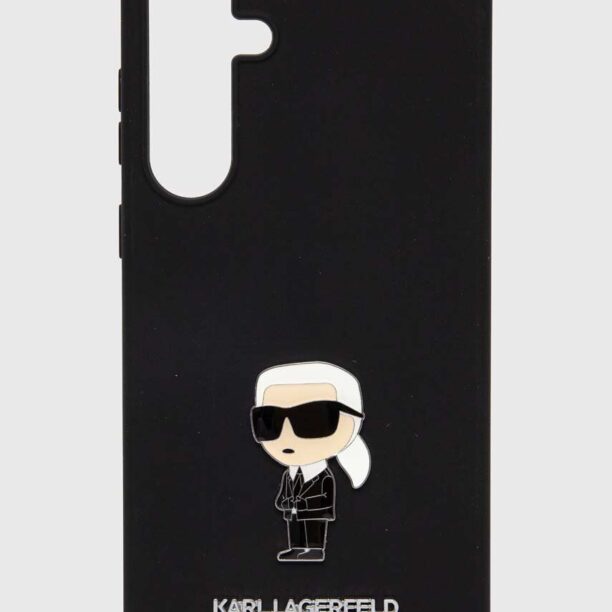 Karl Lagerfeld Husă pentru telefon Galaxy S24+ culoarea negru