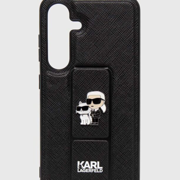 Karl Lagerfeld Husă pentru telefon Galaxy S24 culoarea negru