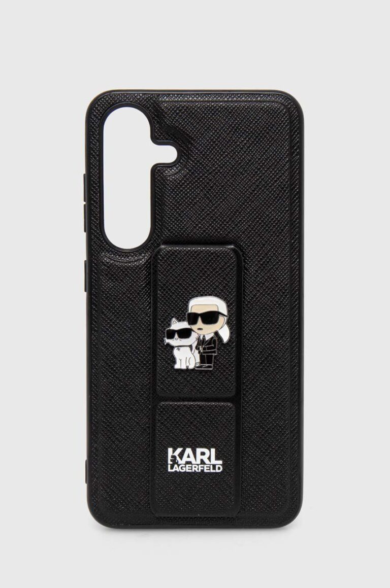 Karl Lagerfeld Husă pentru telefon Galaxy S24 culoarea negru