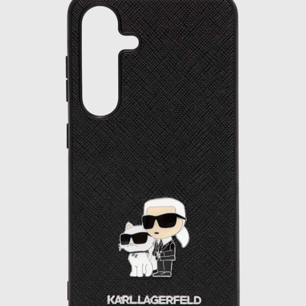 Karl Lagerfeld Husă pentru telefon Galaxy S24 culoarea negru