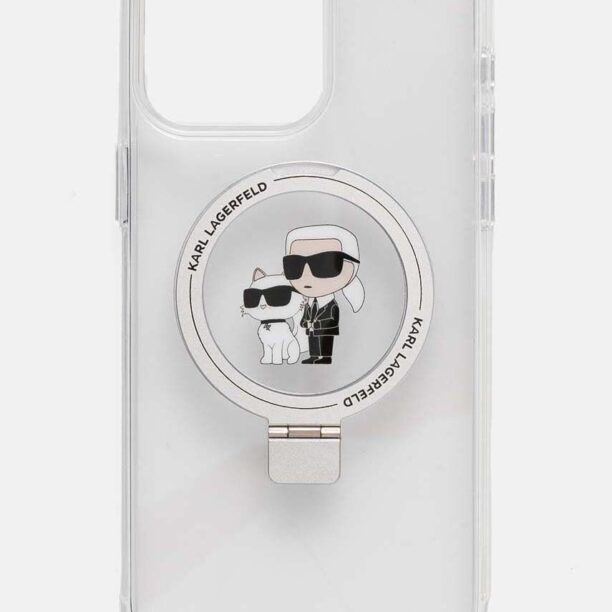 Karl Lagerfeld Husă pentru telefon iPhone 15 Pro Max 6.7 culoarea transparent