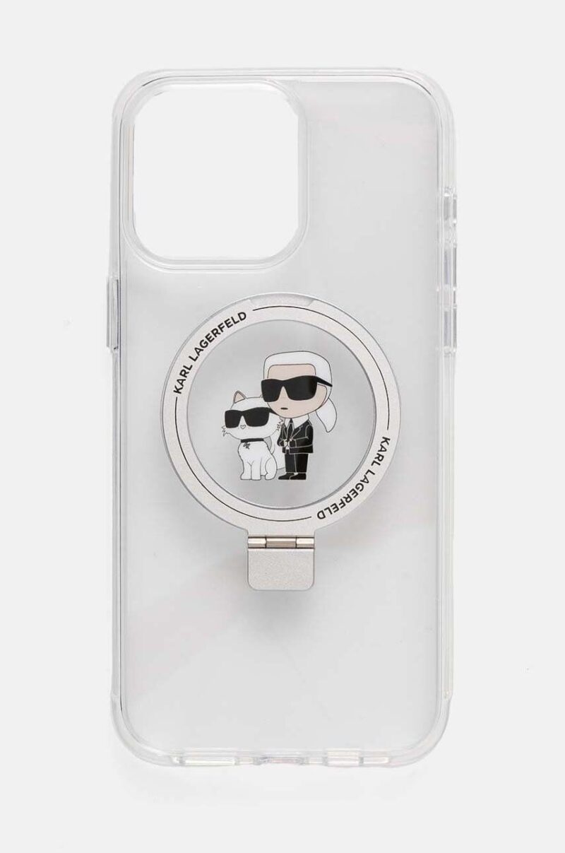 Karl Lagerfeld Husă pentru telefon iPhone 15 Pro Max 6.7 culoarea transparent