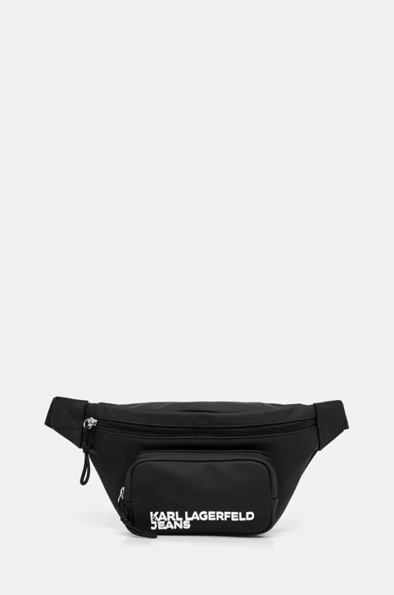 Karl Lagerfeld Jeans borseta culoarea negru