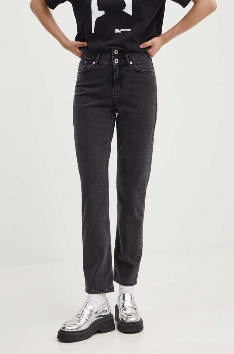 Karl Lagerfeld Jeans jeansi femei high waist