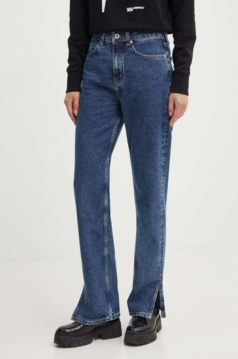 Karl Lagerfeld Jeans jeansi femei high waist