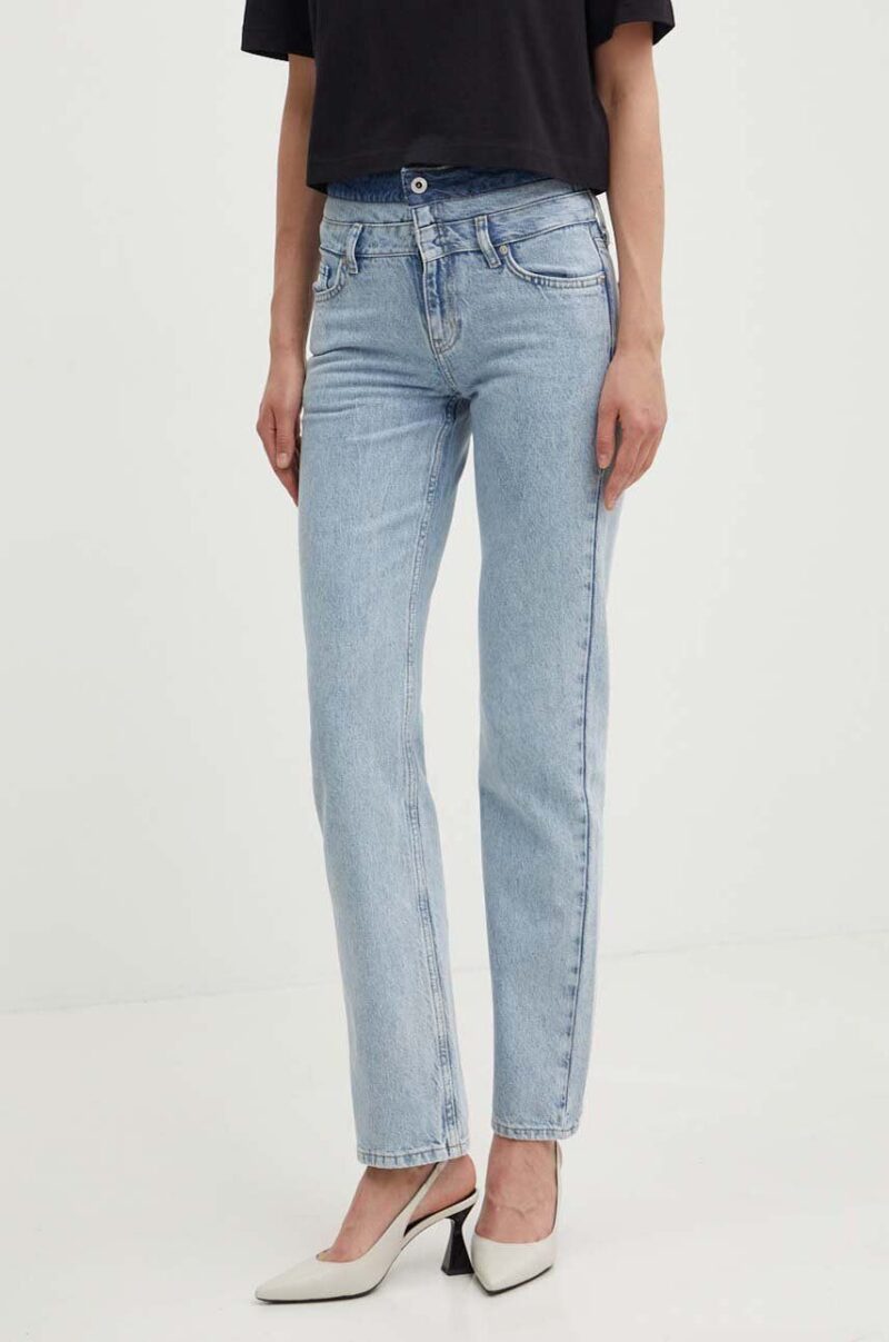 Karl Lagerfeld Jeans jeansi femei high waist