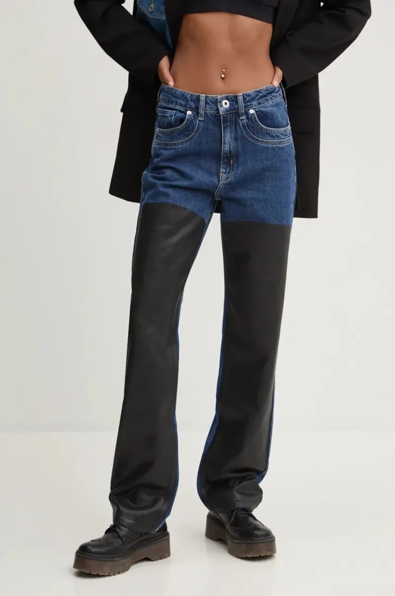 Karl Lagerfeld Jeans jeansi femei high waist