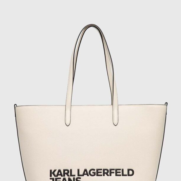 Karl Lagerfeld Jeans poseta culoarea bej