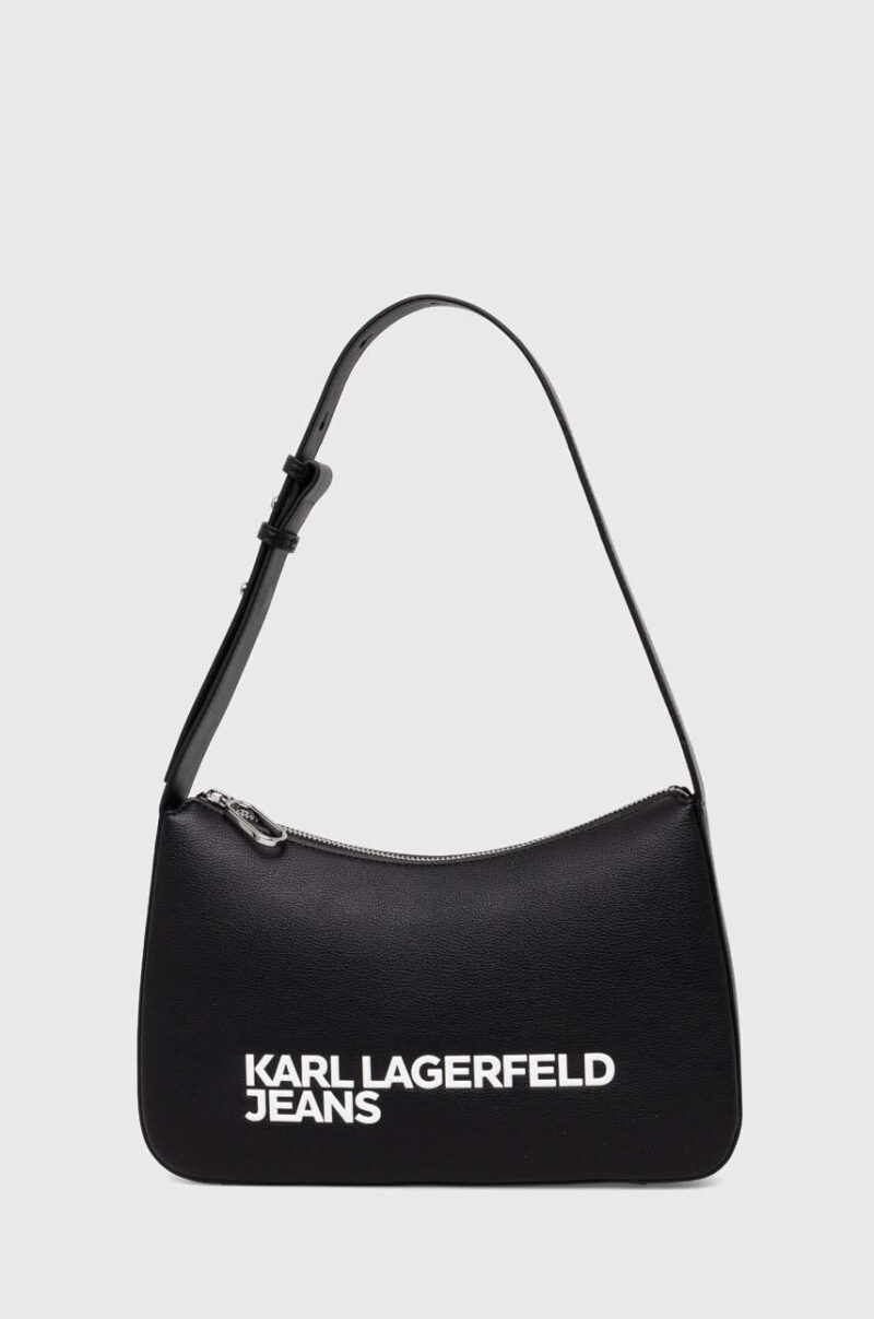 Karl Lagerfeld Jeans poseta culoarea negru