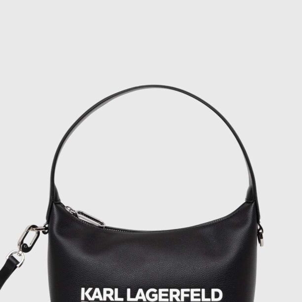 Karl Lagerfeld Jeans poseta culoarea negru