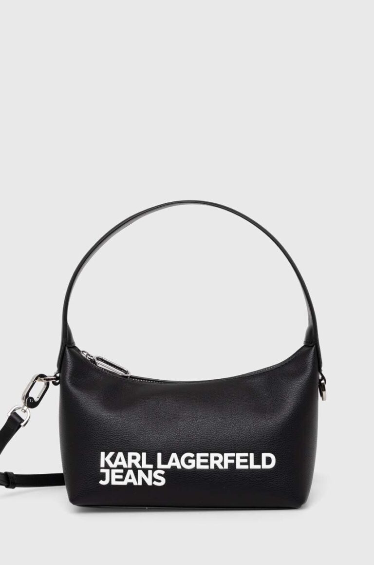 Karl Lagerfeld Jeans poseta culoarea negru