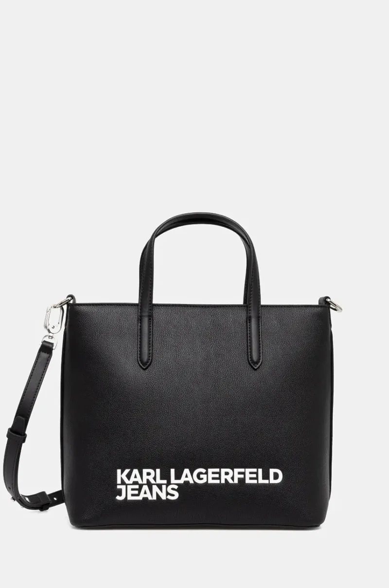 Karl Lagerfeld Jeans poseta culoarea negru